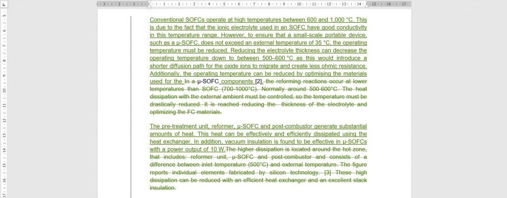 Advanced editing example